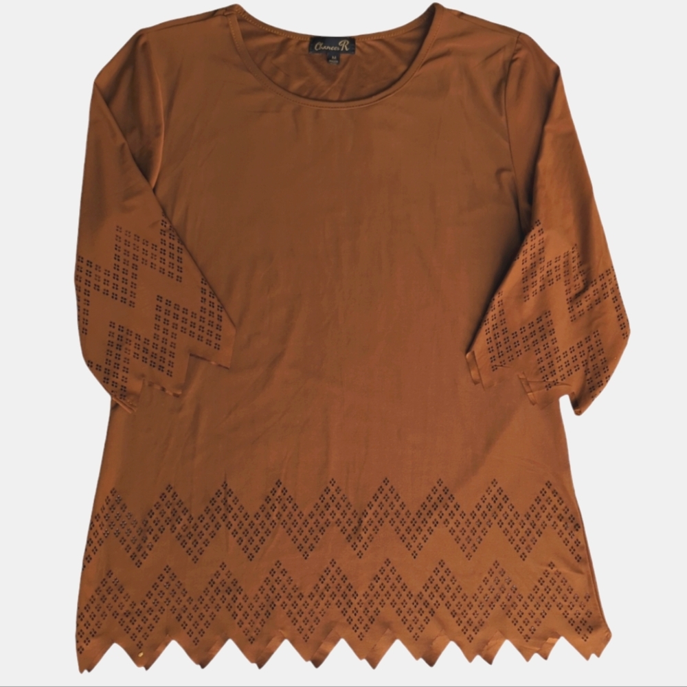 Chances R Perforated Inverted Triangular Pattern … - image 1